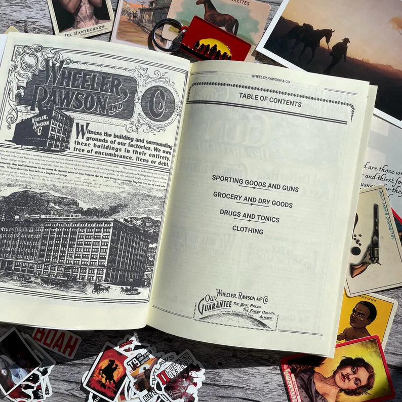 Detailed Wheeler Rawson RDR2 General Store/ Gunsmith Catalogue