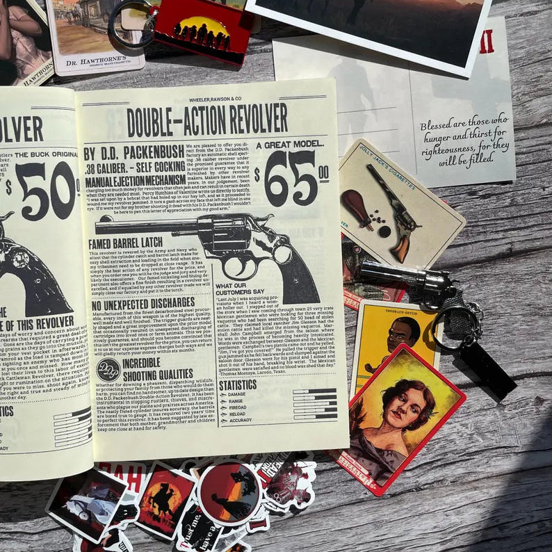 Detailed Wheeler Rawson RDR2 General Store/ Gunsmith Catalogue