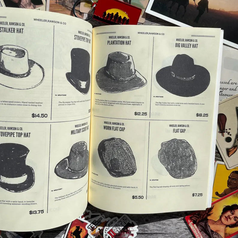 Detailed Wheeler Rawson RDR2 General Store/ Gunsmith Catalogue