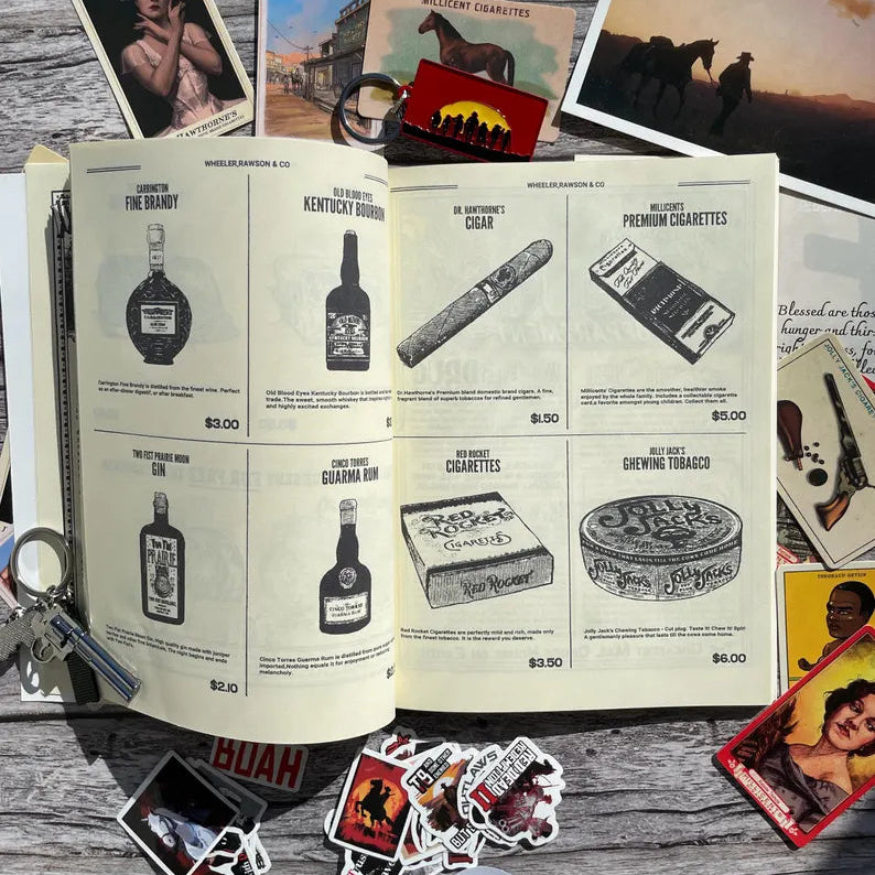 Detailed Wheeler Rawson RDR2 General Store/ Gunsmith Catalogue