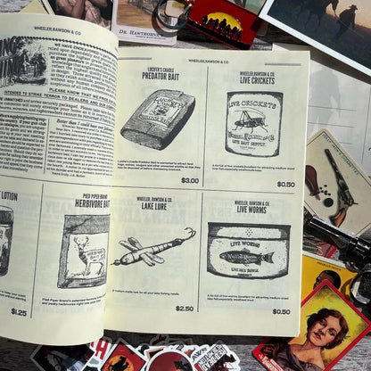 Detailed Wheeler Rawson RDR2 General Store/ Gunsmith Catalogue